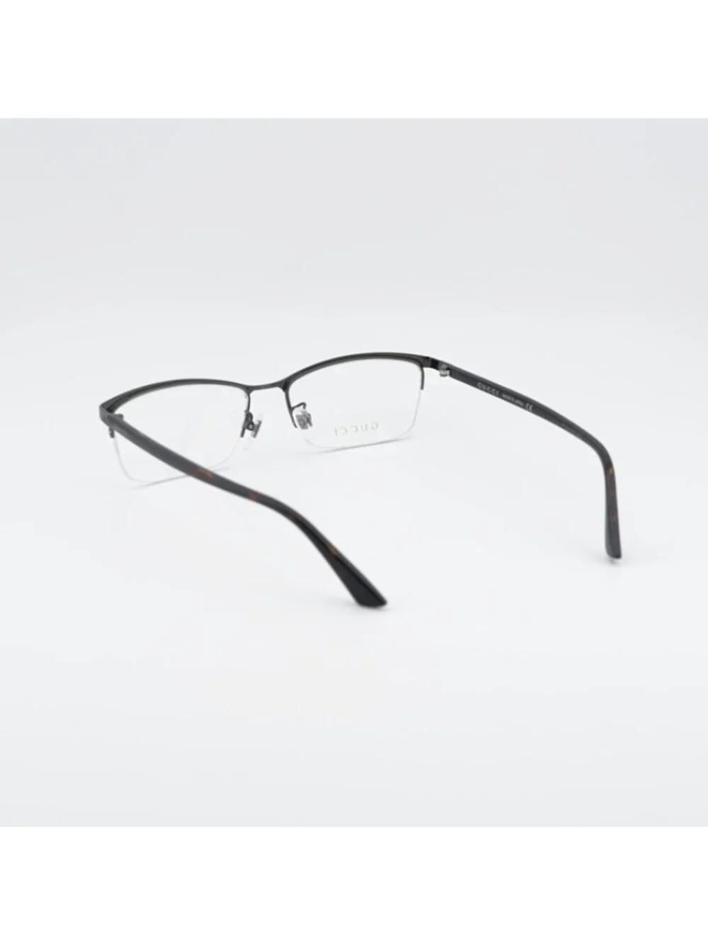 Gucci GG0856OJ 003 Eyeglasses Ruthenium 56mm Rectangle Frame